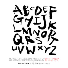 벡터 문자 / 손으로 쓴 글씨체