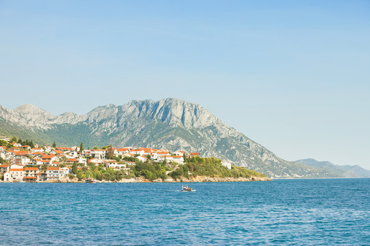 Kapec, Dalmatia, Croatia - Viewpoint lookout upon the beautiful coast of Kapec