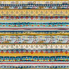 Ethnic boho seamless pattern - 255701821