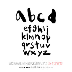 벡터 문자 / 손으로 쓴 글씨체