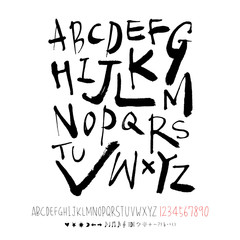 벡터 문자 / 손으로 쓴 글씨체