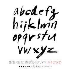 벡터 문자 / 손으로 쓴 글씨체