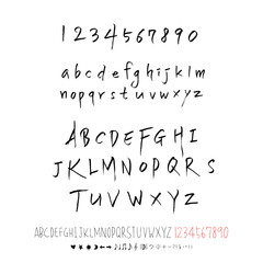 벡터 문자 / 손으로 쓴 글씨체