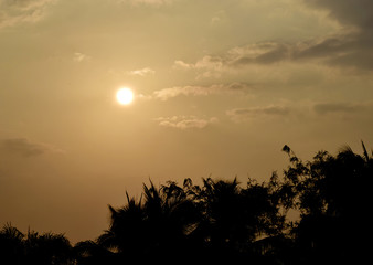 Obraz premium Morning sun view