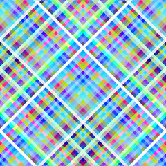 Seamless plaid background. Vector image in geometric style