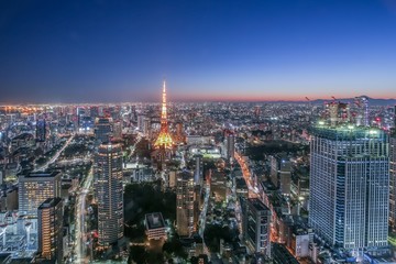 Obraz premium Tokyo twilight time