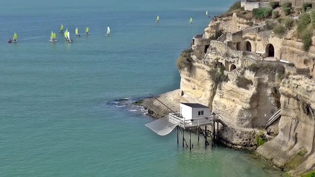 les grottes du R&eacute;gulus &agrave; Meschers sur Gironde