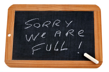 Sorry we are full 