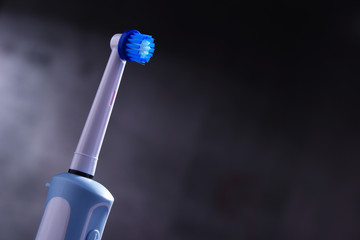 Modern electric toothbrush powered by rechargeable battery