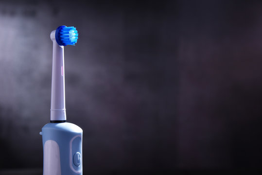 Modern electric toothbrush powered by rechargeable battery