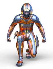 Fototapeta premium サイバーマン