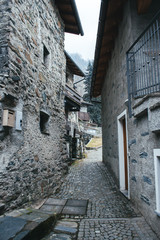 alpine, alps, ancient, architecture, beautiful, blue, building, caspoggio, chiesa, church, clouds,c...