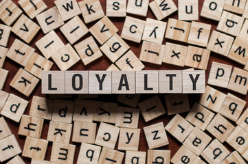 Loyalty word concept