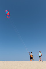 kite flying in the sky