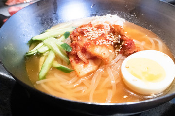 焼肉　冷麺
