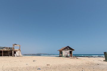 Fototapeta na wymiar dessert, beach and ocean on Sal island, cape verde