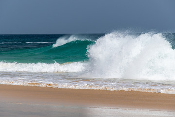 strong wave at the beach of Sal - Cape Verde