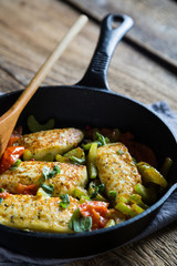 Grilled halloumi cheese Cyprus