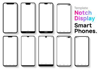 Template - Notch Display Smartphones - 255724619