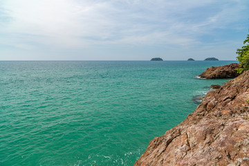 The surroundings of Lonely Beach, Koh Chang Island. Thailand.