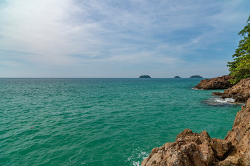 The surroundings of Lonely Beach, Koh Chang Island. Thailand.