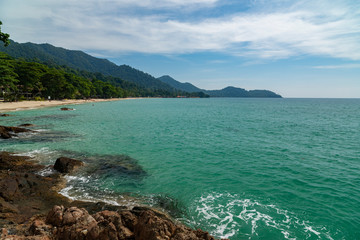Fototapeta na wymiar The surroundings of Lonely Beach, Koh Chang Island. Thailand.