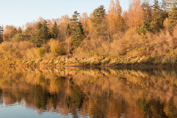 lake in autumn