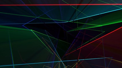 Laser structure seamless loop 3D animation for your video backgrounds, concert visual performances, presentations, dance parties, projection mapping, music clips, nightclubs, corporate events, fashion - Powered by Adobe