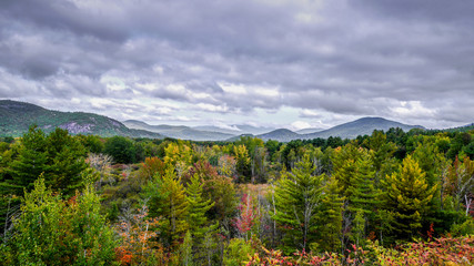 White mountains in New Hampshire