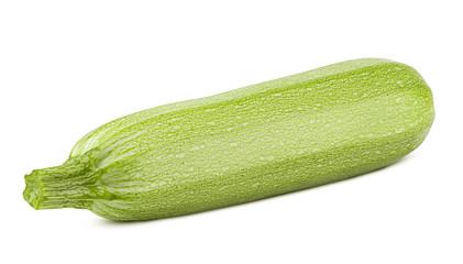 zucchini isolated on white background, clipping path, full depth of field