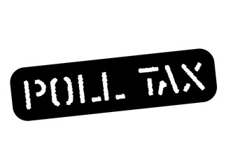 Poll tax black stamp