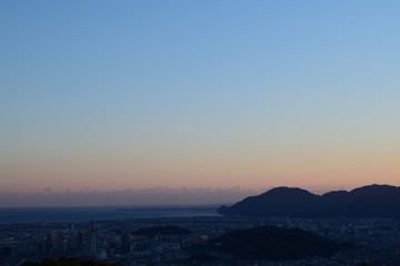 静岡市　夕焼け