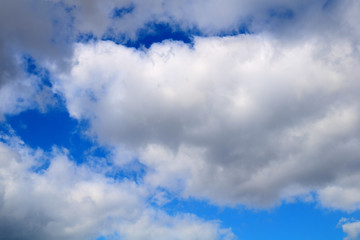 Obraz premium blue sky with clouds