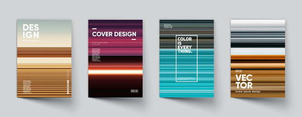 Abstract gradient covers set. Eps10 vector.