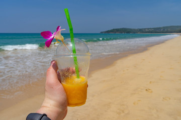 Cocktail on the beach