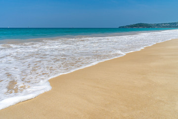 Beautiful beach in Phuket , Thailand