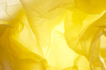 Yellow plastic bag texture