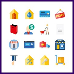 purchase icon. credit card and receipt vector icons in purchase set. Use this illustration for purchase works.