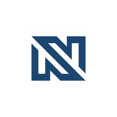 N logo abstract template