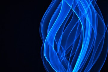 Light painting abstract 