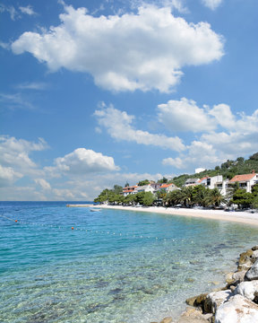 Urlaubsort Bratus an der Makarska Riviera,Adria,Dalmatien,Kroatien