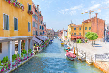 Fototapeta na wymiar Venedig Venecia Kanal