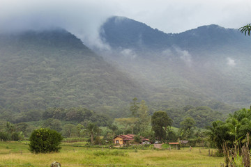 Montanhas da mata atlântica do sul do Brasil