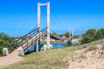 small suspension bridge