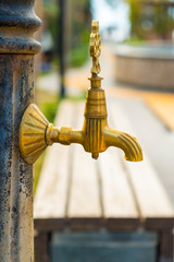 Ornamental Park Water Fountain Tap Spigot