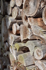 stacked brown wood – can be used as a background