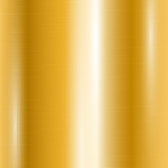 Bright gold metallic gradient with highlights. Vector illustration