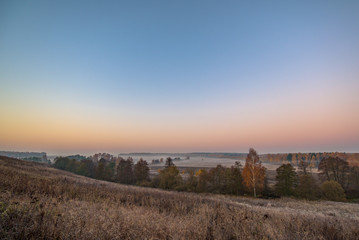 Early morning sunrise