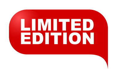 red vector banner limited edition