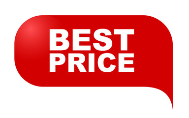 red vector banner best price